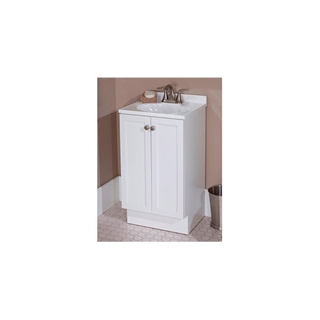 MUEBLE PARA BAÑO DE PISO 45.7 CM BLANCO CON LAVABO