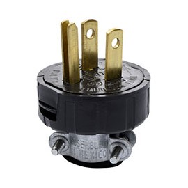 CLAVIJA 125 VOLTS NEGRO LEVITON