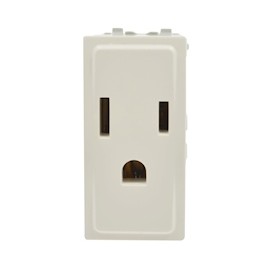 TOMA SENCILLA DE 2 P+T MARFIL ÚNICA SCHNEIDER ELECTRIC