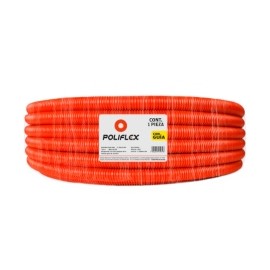 POLIFLEX 3/4 PULGADAS 50 M CON GUÍA NARANJA