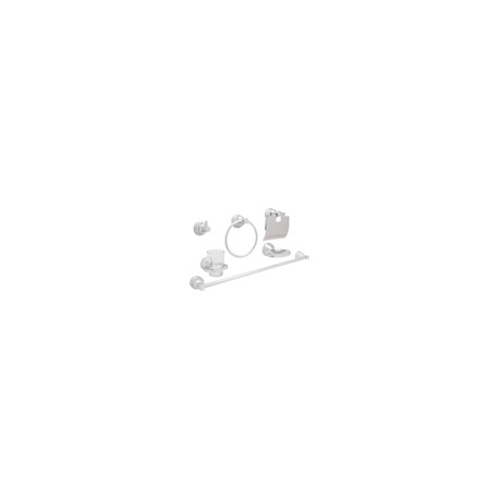 JUEGO DE ACCESORIOS DE BAÑO ALANA 6 PIEZAS CROMO