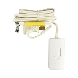 ATENUADOR PARA LÁMPARA DE MESA PLÁSTICO BLANCO