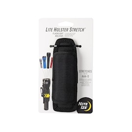 FUNDA UNIVERSAL PARA LINTERNA 14.9 X 5.3 X 4.5 CM NEGRO
