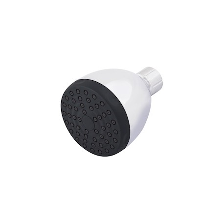 CABEZAL DE REGADERA REDONDO 1 FUNCIÓN DE LLUVIA 6.8 CM ACERO