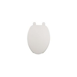 ASIENTO PARA BAÑO PLÁSTICO ALARGADO HUESO FRENTE ABIERTO BEMIS