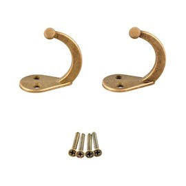 PERCHERO SENCILLO 4.5 CM DORADO 2 PIEZAS