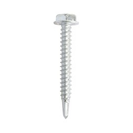 TORNILLO AUTOPERFORANTE 10-16 X 1-1/2 PULGADAS PLATA 25 PIEZAS