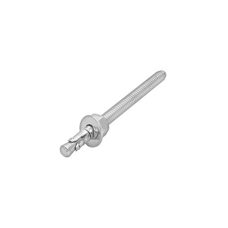 TAQUETE ARPÓN 1/4 X 3 1/4 DE PULGADA PLATA