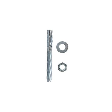 ANCLA DE EXPANSIÓN DE CUÑA DE 1/4 X 2-1/4 PULGADAS PLATA