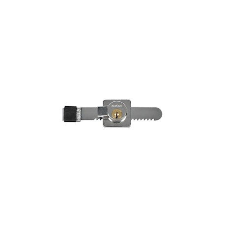 CERRADURA PARA VITRINA 12 X 2.7 X 3.3 CM PLATA