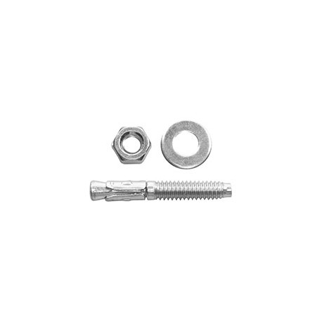 TAQUETE DE EXPANSIÓN DE CUÑA 1/4 X 1 3/4 DE PULGADA PLATA
