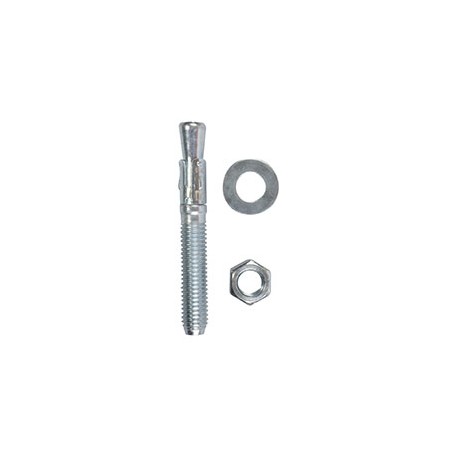 ANCLA DE EXPANSIÓN DE CUÑA 1/2 X 3-3/4 PULGADAS PLATA