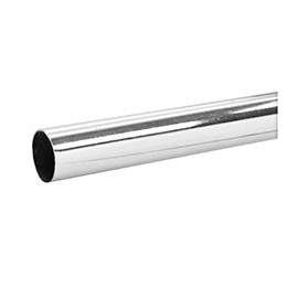 TUBO CROMADO 180 CM PLATA