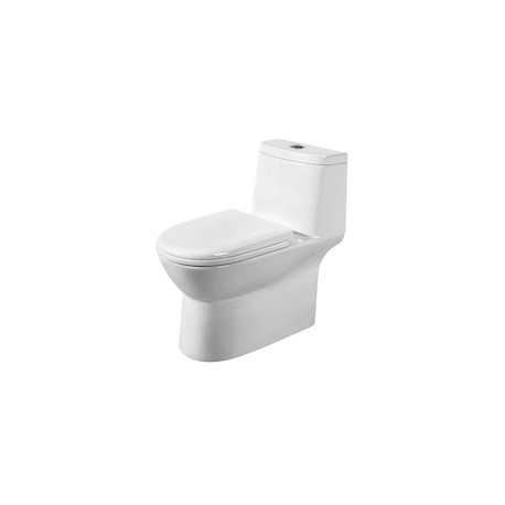SANITARIO TEMPOS 1 PIEZA ALARGADO 3 Y 5.5 L BLANCO