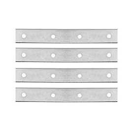 BARRA DE UNIÓN 4 X 5/8 DE PULGADA PLATA 4 PIEZAS