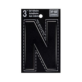 LETRA "N" DE VINILO 7.62 CM