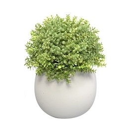 PLANTA DECORATIVA ARTIFICIAL BLANCO 17 X 13.5 CM