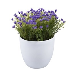 PLANTA ARTIFICIAL BLANCO DE 15.1 X 10 CM