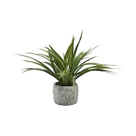 PLANTA DECORATIVA DELUXE SINENSE ARTIFICIAL GRIS CLARO DE 35 X 40 CM