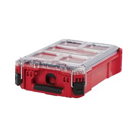 ORGANIZADOR COMPACTO PACKOUT DE 16 PULGADAS DE 5 COMPARTIMENTOS MILWAUKEE