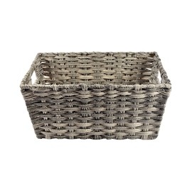 GAVETA TEJIDA 18 X 40 X 30 CM GRIS HOME & HOME