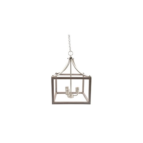 COLGANTE DE 3 LUCES BOSWELL 50.8 X 35.56 CM PLATA HOME DECORATORS COLLECTION