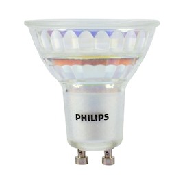 FOCO DICROICA LED GU10 PHILIPS 6 WATTS 400 LÚMENES LUZ CÁLIDA AMARILLA