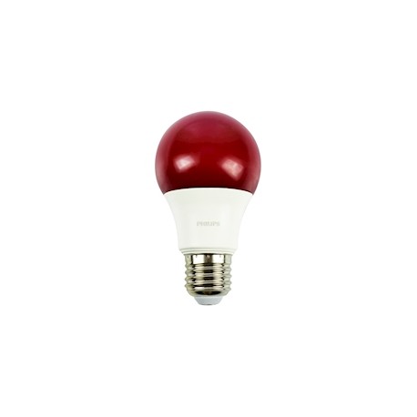 FOCO LED A19 PHILIPS 8 WATTS LUZ ROJA