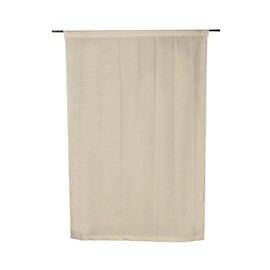 CORTINA DE JACQUARD PARA VENTANA POLIÉSTER BEIGE 210 X 140 CM