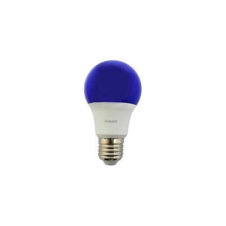 FOCO LED A19 PHILIPS 8 WATTS LUZ AZUL