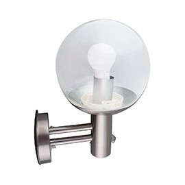 LÁMPARA DE PARED DE 32 CM 100 WATTS PLATA DECOR LIVING