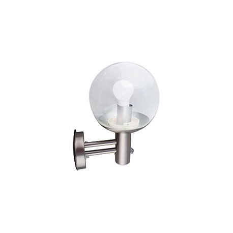 LÁMPARA DE PARED DE 32 CM 100 WATTS PLATA DECOR LIVING