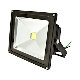 REFLECTOR NOVARA EXTERIOR CRISTAL NEGRO MATE LED 30 W