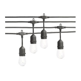 SERIE DE LUCES FILAMENTO 24 LUCES LED BLANCAS CÁLIDAS