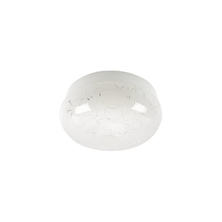 LÁMPARA DE TECHO ENROSCABLE LED 12 WATTS DE 26 CM BLANCO