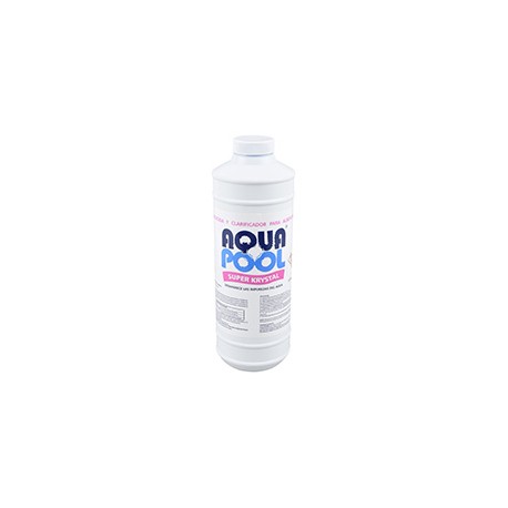 ALGICIDA Y CLARIFICADOR PARA ALBERCAS SUPER KRYSTAL 960 ML AQUA POOL