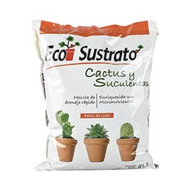 SUSTRATO ORGÁNICO PARA CACTUS Y SUCULENTAS 8 L CAFÉ ECO SUSTRATO