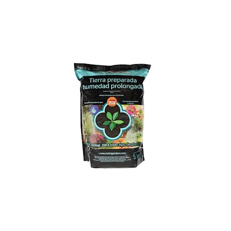 TIERRA PREPARADA HUMEDAD PROLONGADA 5 KG NEGRO NUTRIGARDEN