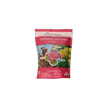 FERTILIZANTE PARA ROSAS 800 GR ROSA NUTRIGARDEN