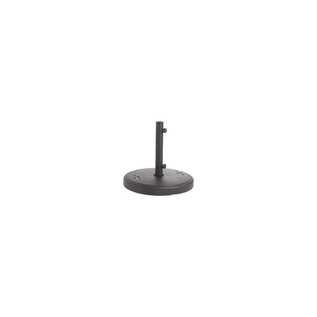 BASE PARA SOMBRILLAS CON RUEDAS OCULTAS NEGRA 51.1 X 50 CM