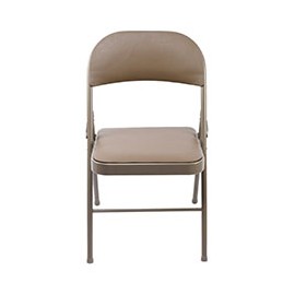 SILLA PLEGABLE DE 78.6 X 46.5 CM BEIGE LOSEN