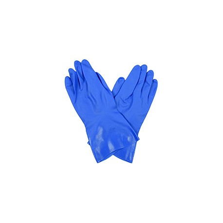 GUANTES ESPECIALIZADOS PARA MATERIALES Y ACABADOS DE NITRILO AZUL 1 PAR