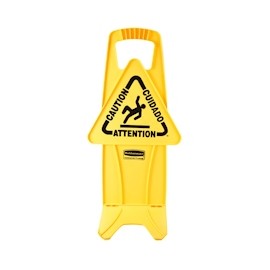 SEÑAL DE PISO ESTABLE 68 X 23.5 X 33.5 CM AMARILLO