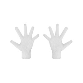 GUANTE MULTIUSOS VINIL BLANCO 10 PIEZAS