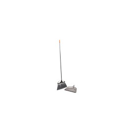 ESCOBA ANGULAR JUMBO CON RECOGEDOR DE PLÁSTICO HDX