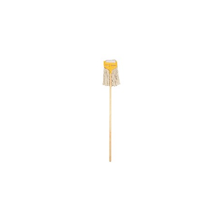 TRAPEADOR DE ALGODÓN BLANCO 136 CM