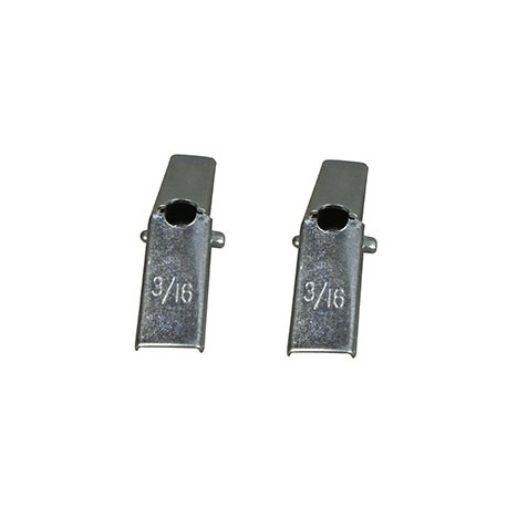 TAQUETES MARIPOSA 3/16 X 3 PULGADAS GRIS OSCURO 6 GR 2 PIEZAS
