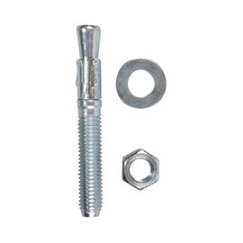 ANCLA DE EXPANSIÓN DE CUÑA 1/2 X 3-3/4 PULGADAS PLATA