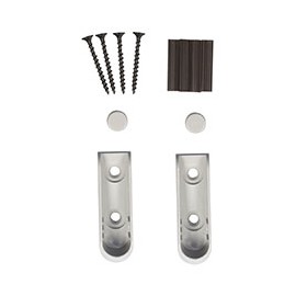 BRIDAS PARA TUBO OVAL GRIS 7.5 X 2.3 CM