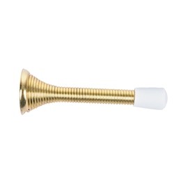 TOPE DE RESORTE GRANDE PARA PUERTA 7.9 X 2.4 CM DORADO 2 PIEZAS